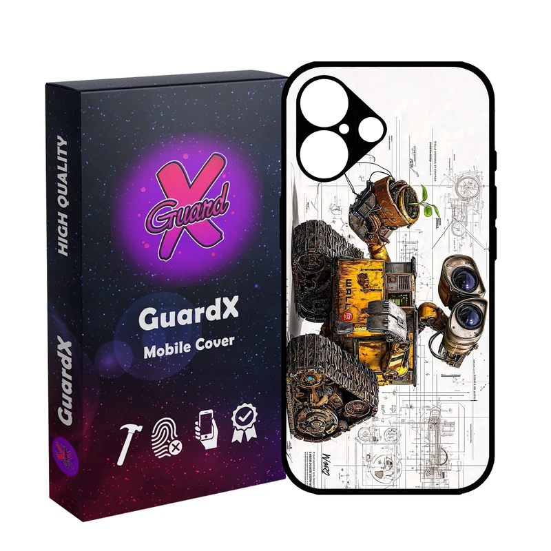 کاور گارد ایکس طرح Wall E مدل 10922 مناسب برای گوشی موبایل اپل iPhone 16