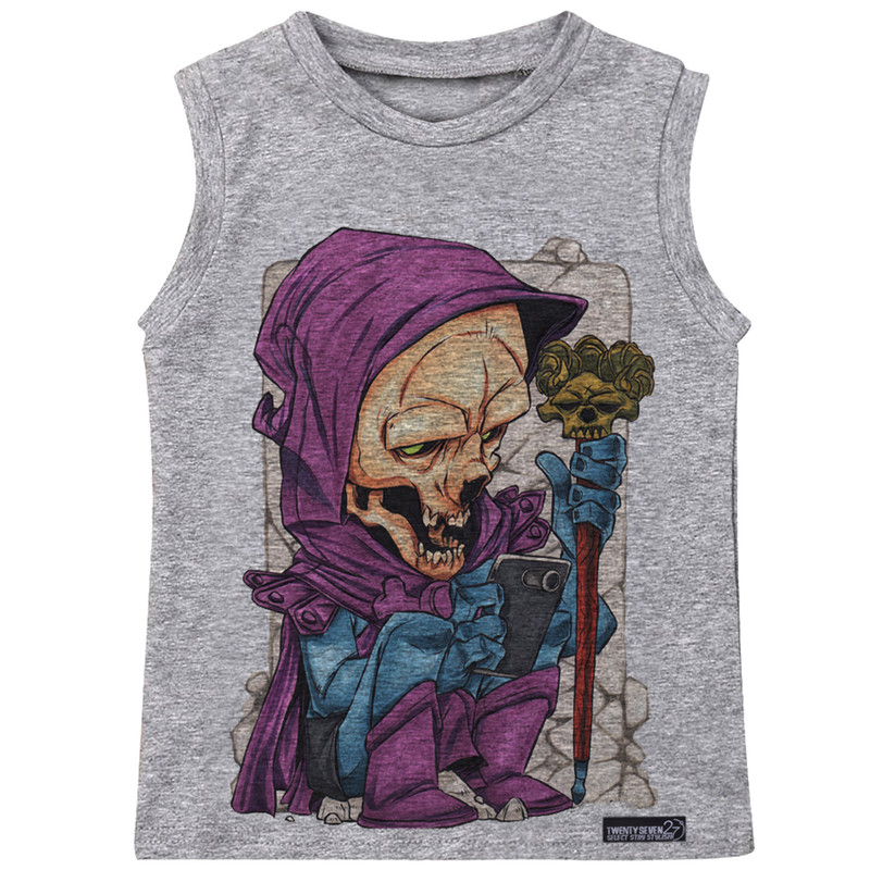 تاپ پسرانه 27 مدل Skull Violet کد MH778