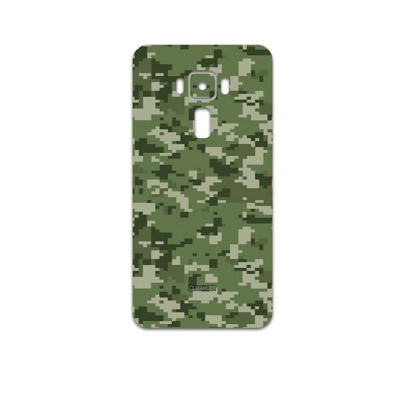 برچسب پوششی ماهوت مدل Army-Green-Pixel مناسب برای گوشی موبایل ایسوس Zenfone 3 ZE552KL