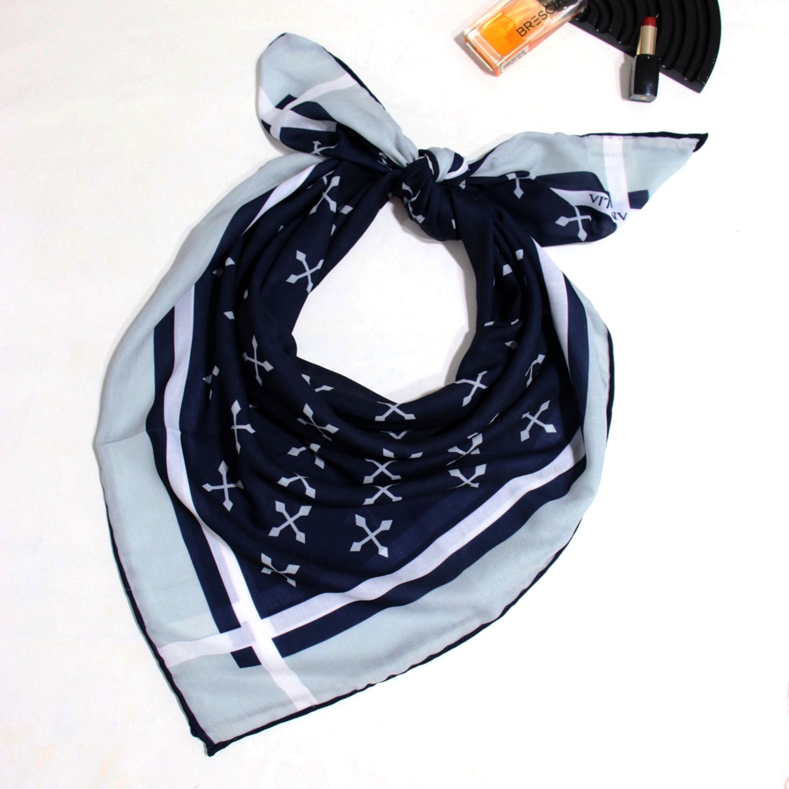 روسری زنانه آنالیا مدل نخی مزونی کلاسیک کد a-7097 -  - 15