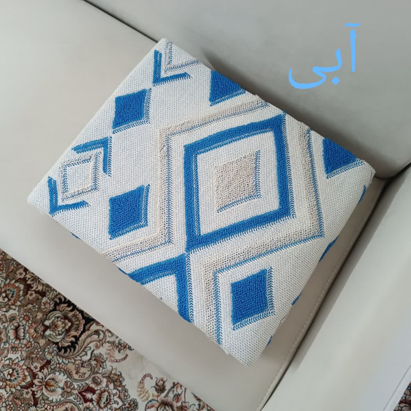 شال مبل طرح پانچدوزی سایز 145×175 سانتی متر