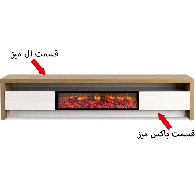 میز تلویزیون مدل 0160sh مناسب برای تلویزیون تا 65 اینچ