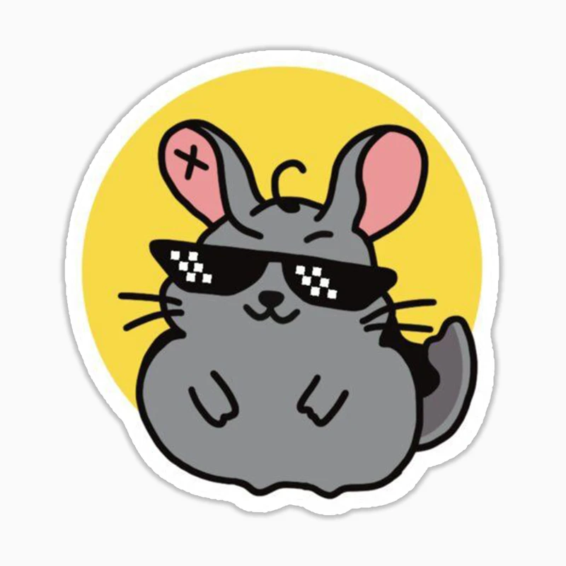 استیکر لپ تاپ و موبایل بووم طرح موش بامزه کد MR27