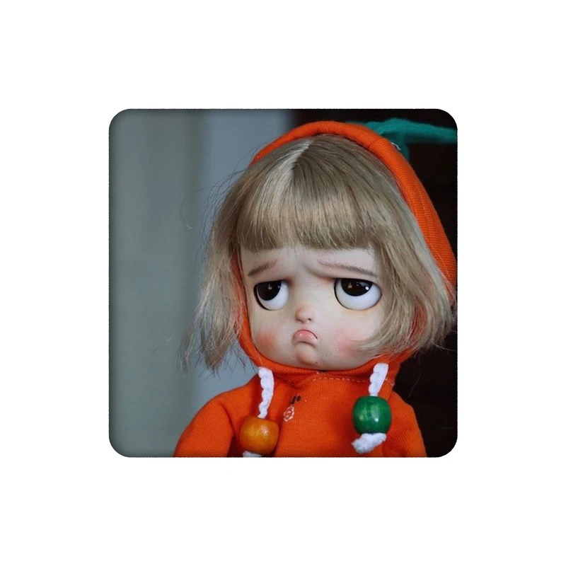 زیرلیوانی طرح دختر دمق و لجوج کد 0785510