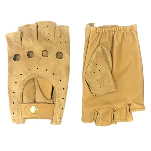 دستکش مردانه چرم مون مدل suede ogdoo