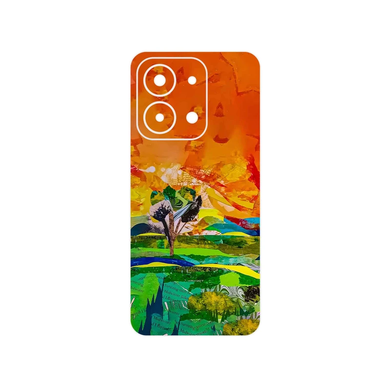 برچسب پوششی ماهوت مدل Collage of Painting مناسب برای گوشی موبایل شیائومی Redmi 15C 4G