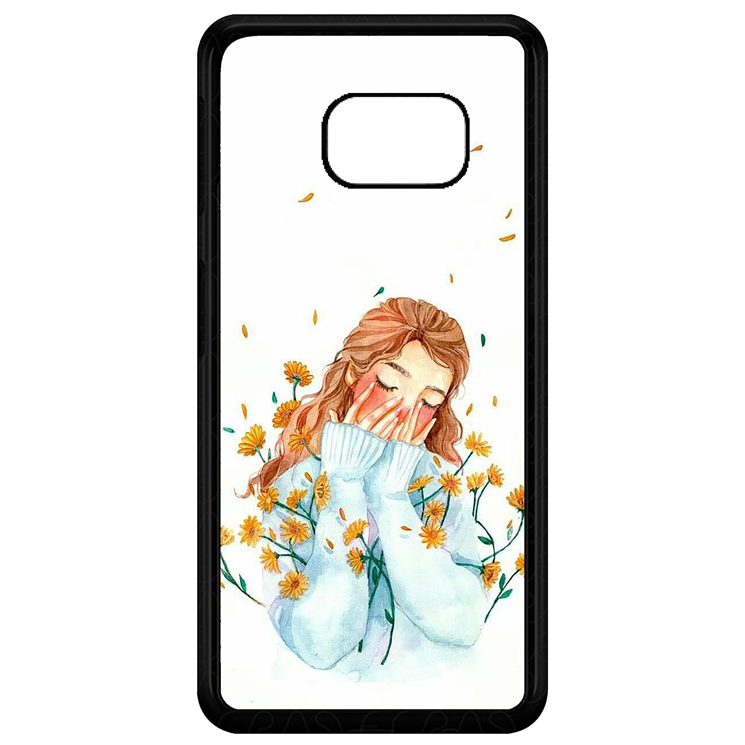 کاور طرح Girl مدل CHL50315 مناسب برای گوشی موبایل سامسونگ Galaxy S7