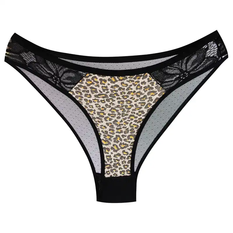 ست شورت و سوتین زنانه کارنا رز مدل پلنگی کد  3379 رنگ قهوه ای