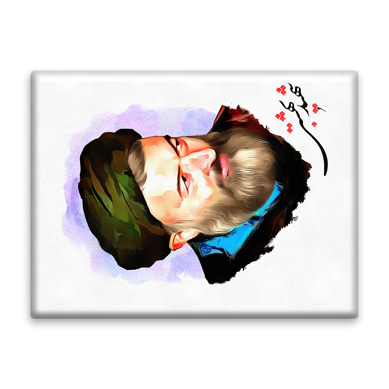 کاشی اطلس آبی طرح شهید بهشتی  مدل T5389