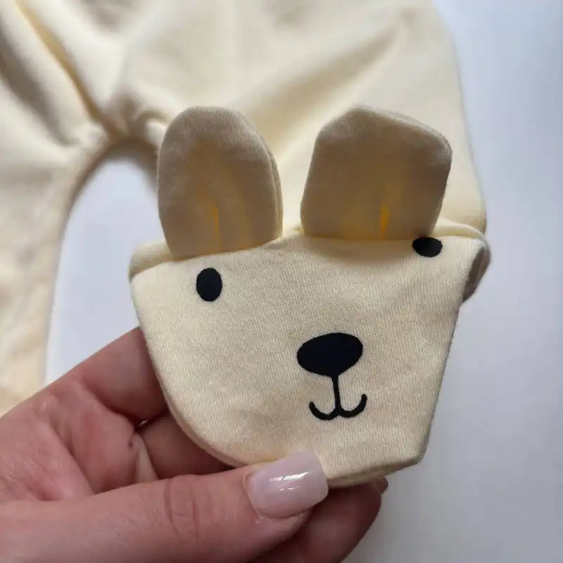 ست بادی و شلوار نوزادی مدل خرسی