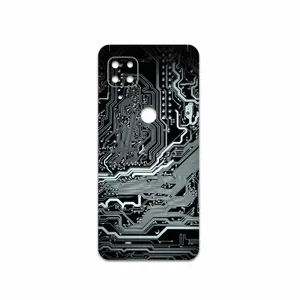 MAHOOT Black-Printed-Circuit-Board Cover Sticker for Motorola MOTO G 5G