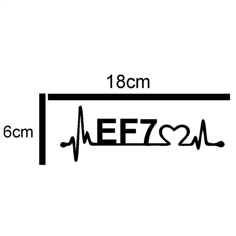 برچسب بدنه خودرو طرح EF7 کد z5