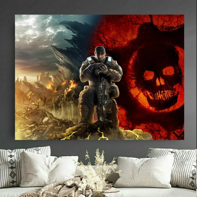 پوستر طرح گیم مدل Gears of War کد FP105988