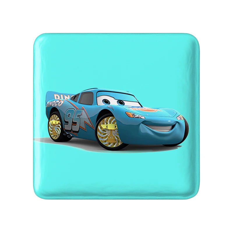 مگنت خندالو طرح ماشین ها (Cars) مدل مربعی کد 36526