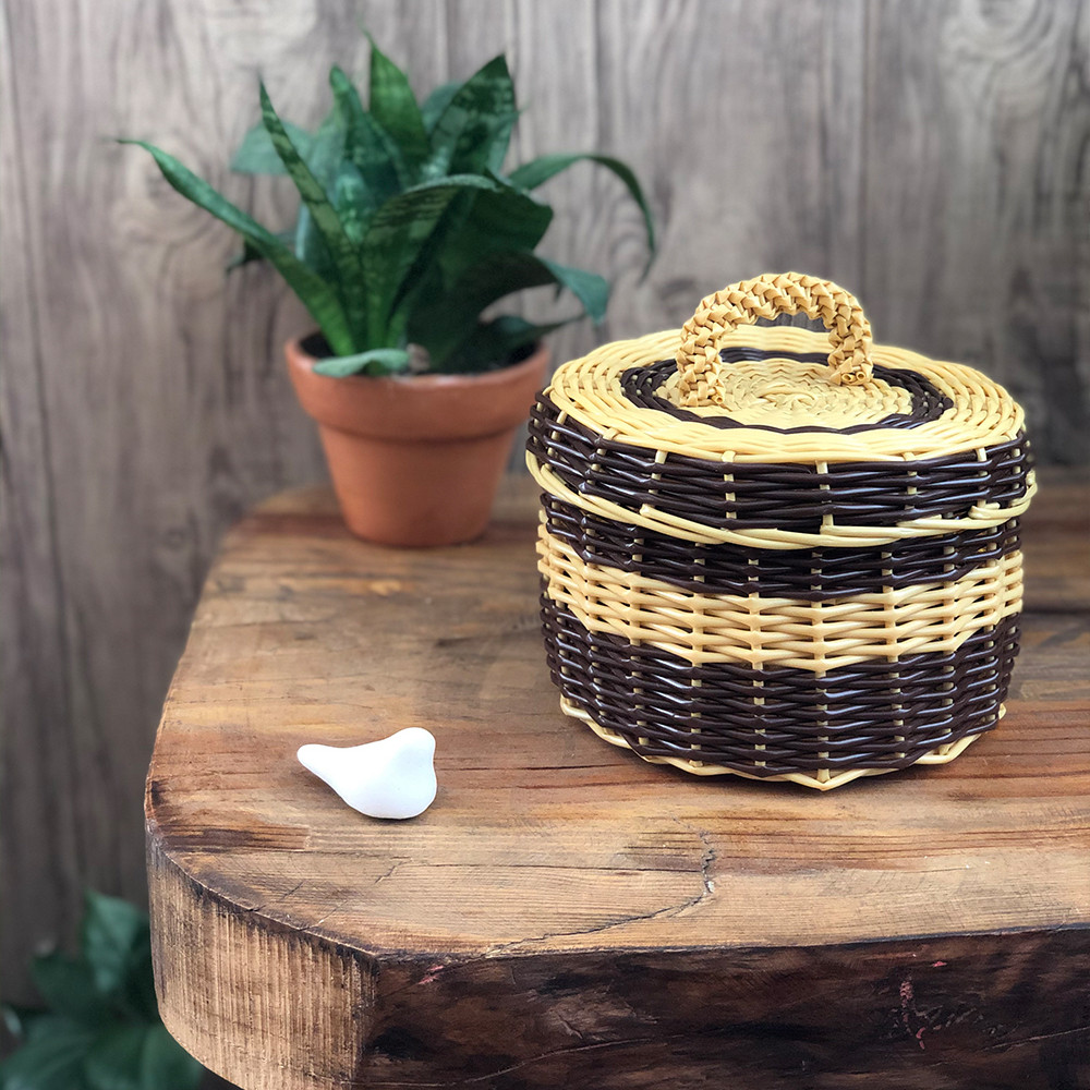 سبد نان و سبزی مدل رنگین