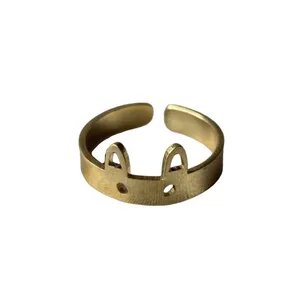 انگشتر زنانه مدل گربه پیشی