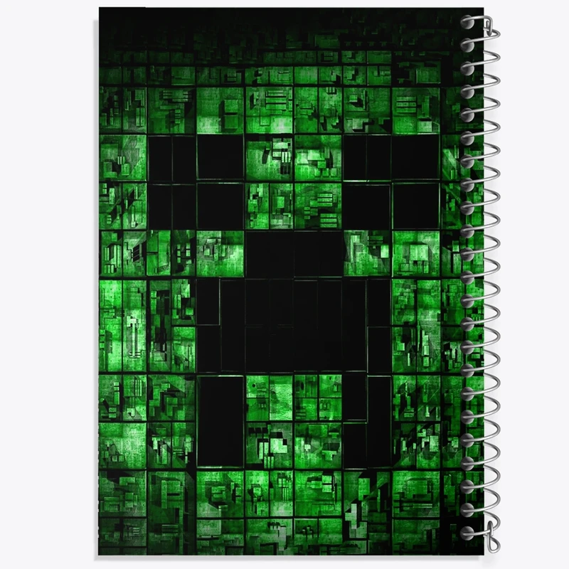 دفتر شطرنجی 50 برگ خندالو مدل ماینکرافت (Minecraft) کد F2418