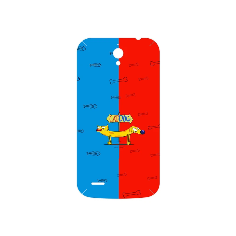 برچسب پوششی ماهوت مدل CatDog مناسب برای گوشی موبایل هوآوی Ascend G610
