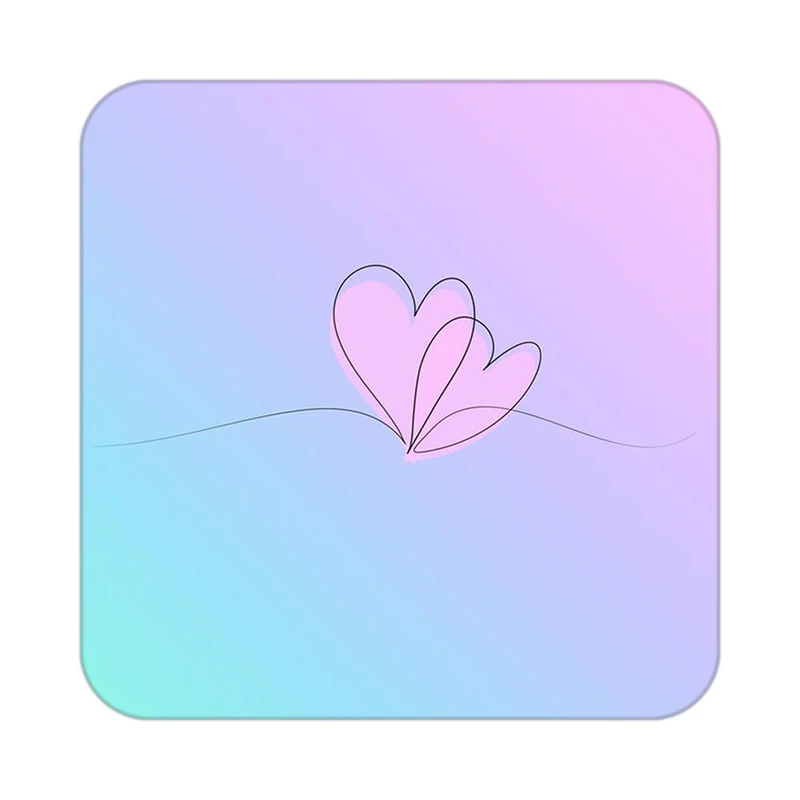 زیر لیوانی کاکتی طرح عاشقانه مدل mp38838