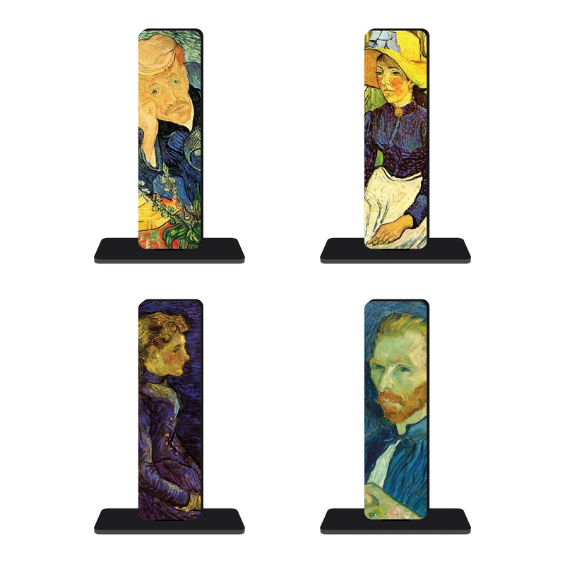 استند رومیزی تزیینی مدل آثار وینسنت ونگوگ کد 6 مجموعه 4 عددی