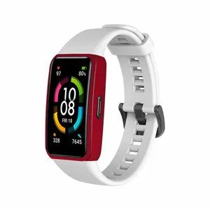 MAHOOT Matte-Warm-Red Cover Sticker for Huawei band 6 Smartwatch