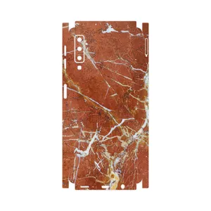 MAHOOT Red Marble-FullSkin Cover Sticker for Samsung Galaxy A7 2018
