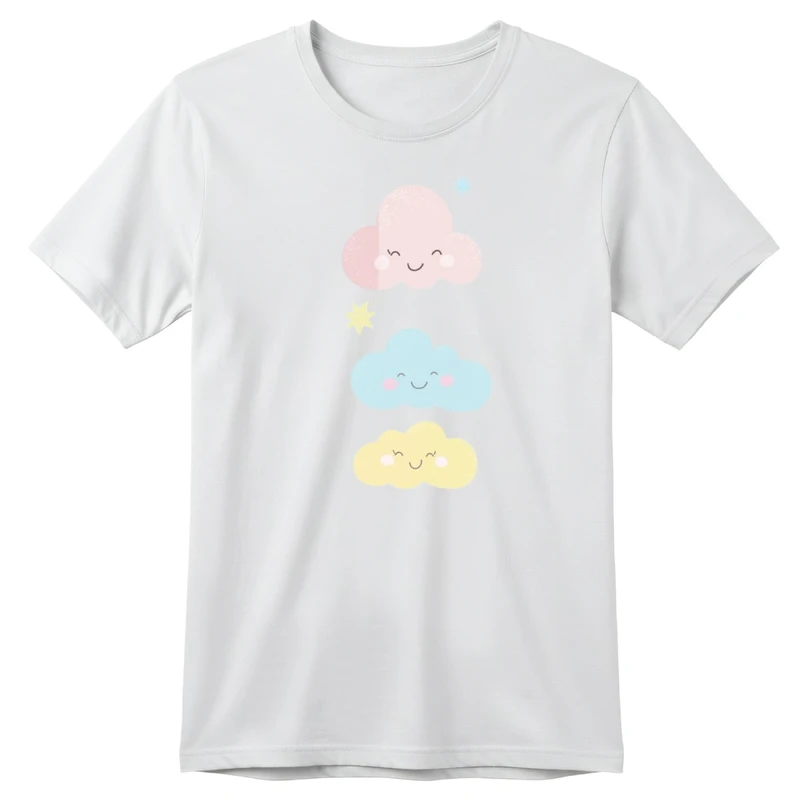 تی‌شرت آستین کوتاه بچگانه مدل ابر کدp1 