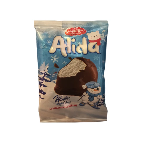 بستنی زمستانی حاج عین الله - 20 گرم بسته 48 عددی