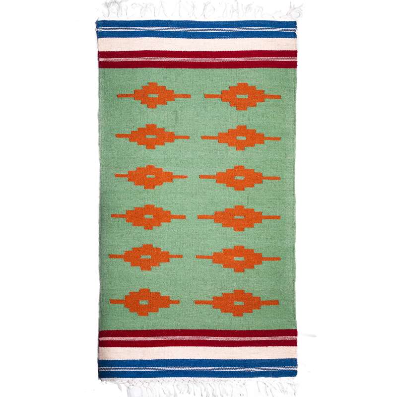 گلیم دستبافت یک و نیم متری کد 20