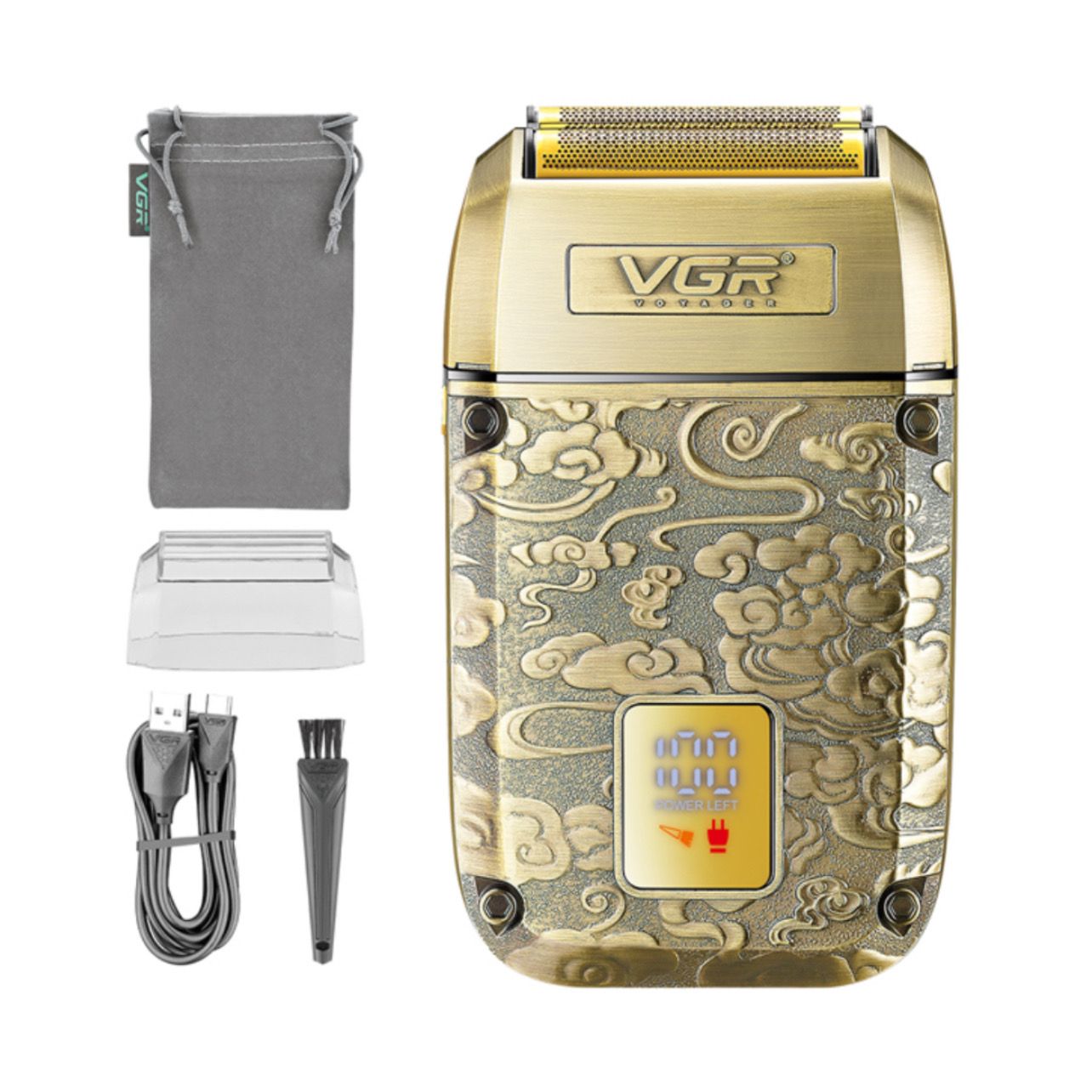ماشین اصلاح موی سر و صورت وی جی ار مدل V-336 -  - 5