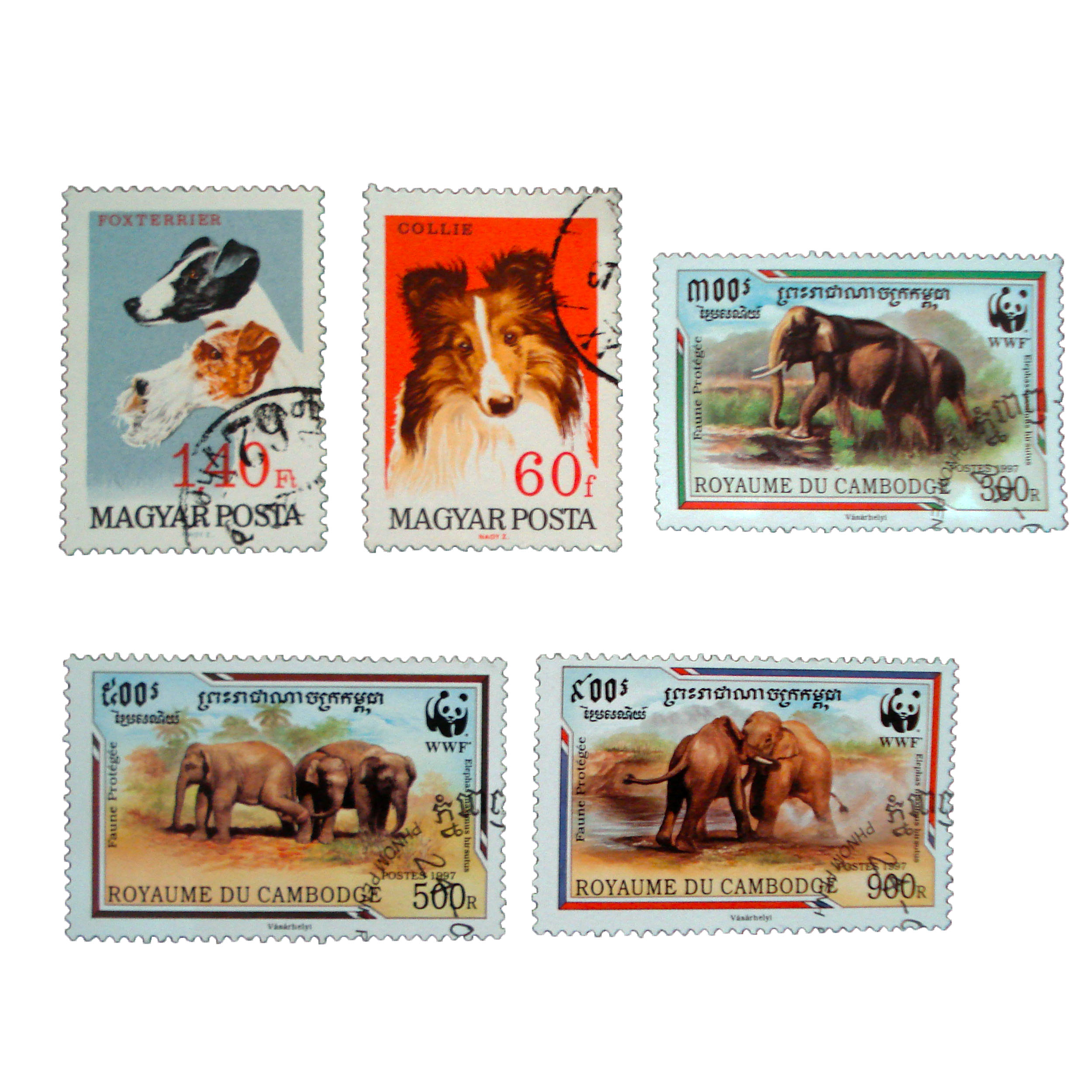 تمبر یادگاری مدل طبیعت کد 1496 مجموعه 5 عددی