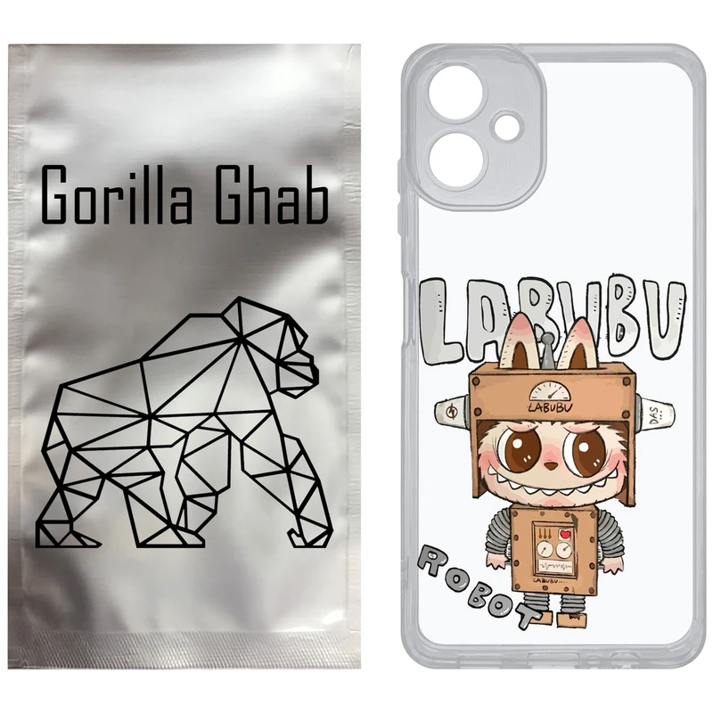 کاور گوریلا قاب مدل CLG کد 121 طرح لبوبو Labubu مناسب برای گوشی موبایل سامسونگ Galaxy A06