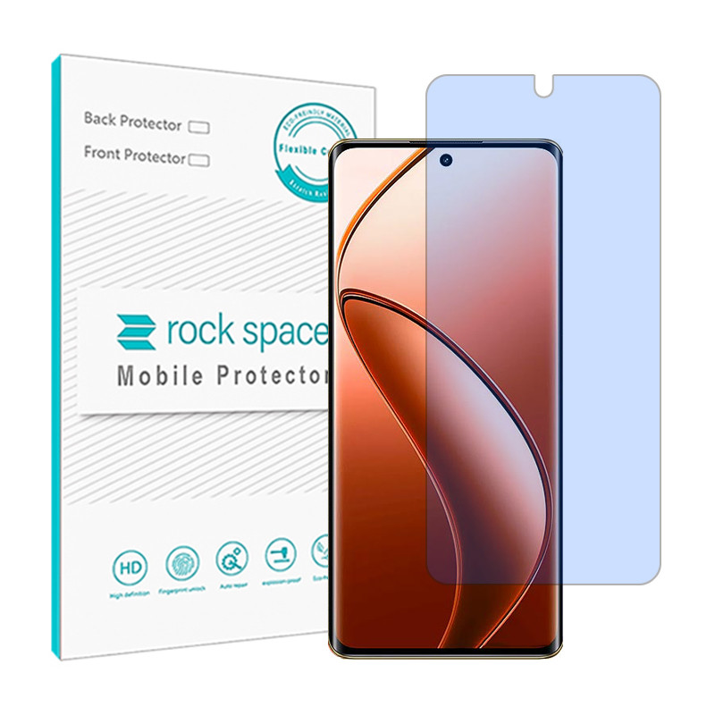 محافظ صفحه نمایش ضداشعه آبی راک اسپیس مدل HyBLU مناسب برای گوشی موبایل ریلمی 12Pro Plus