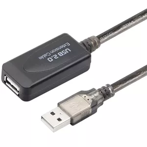کابل افزایش طول 2.0 USB شارک مدل +CHIPSET طول 25 متر