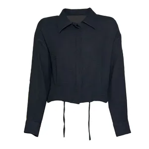 شومیز آستین بلند یقه برگردان زنانه مدل 8022