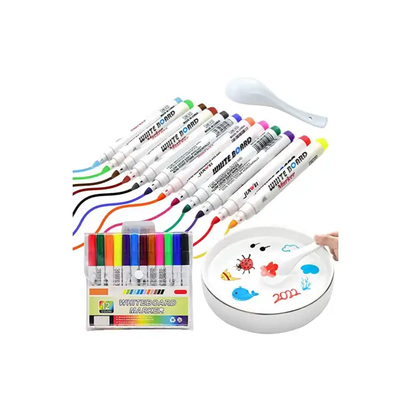 ماژیک وایت برد جیاوی مدل جادویی کد 01 بسته 12 عددی