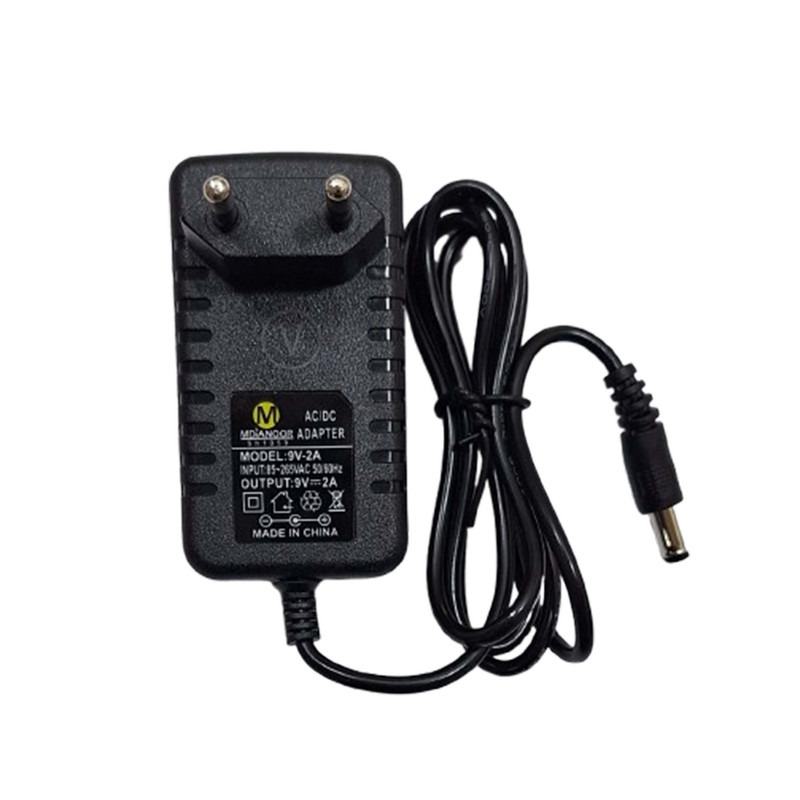 آداپتور 9 ولت 2 آمپر مدیا نور مدل 9V-2A