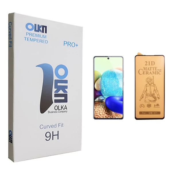 محافظ صفحه نمایش سرامیکی الکا مدل +PRO مناسب برای گوشی موبایل سامسونگ Galaxy A71