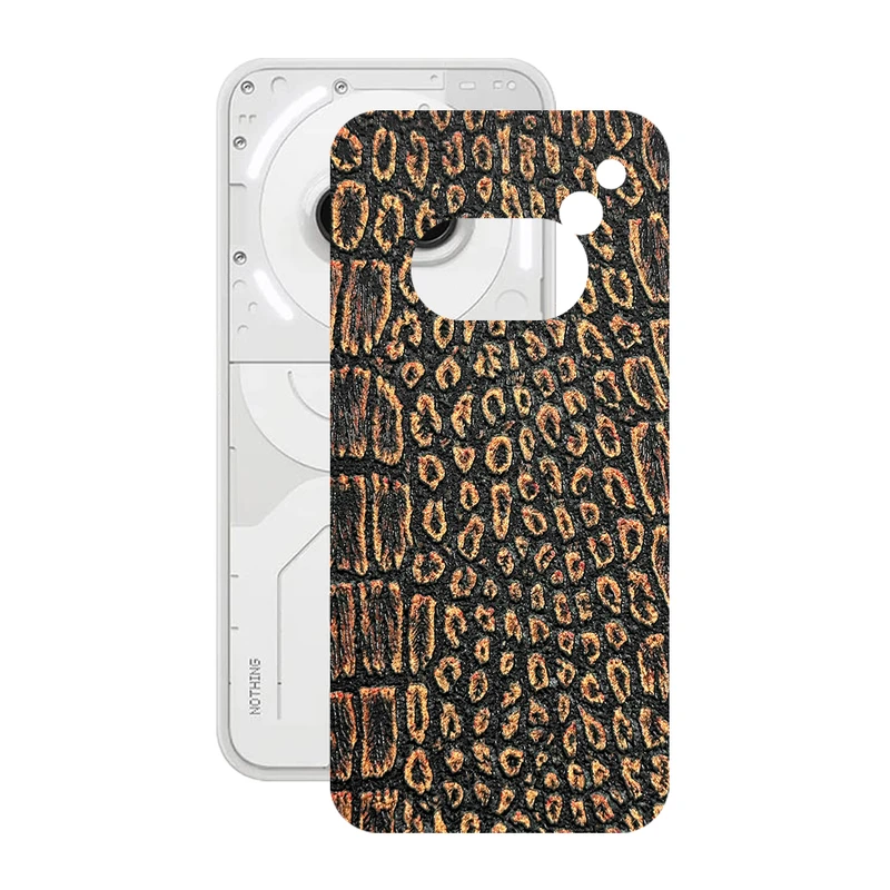 برچسب پوششی ریمکس مدل Leth طرح پوست ماری مناسب برای گوشی موبایل ناتینگ فون (2a)