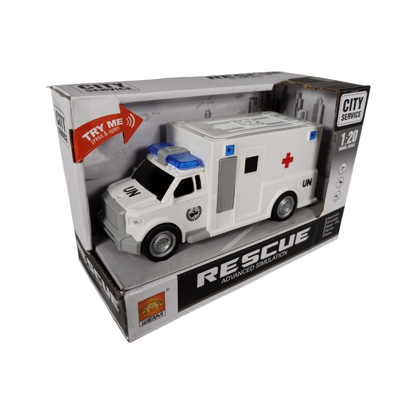 ماشین بازی مدل آمبولانس کد 358