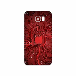 MAHOOT Red Printed Circuit Board Cover Sticker for Samsung Galaxy Note 5