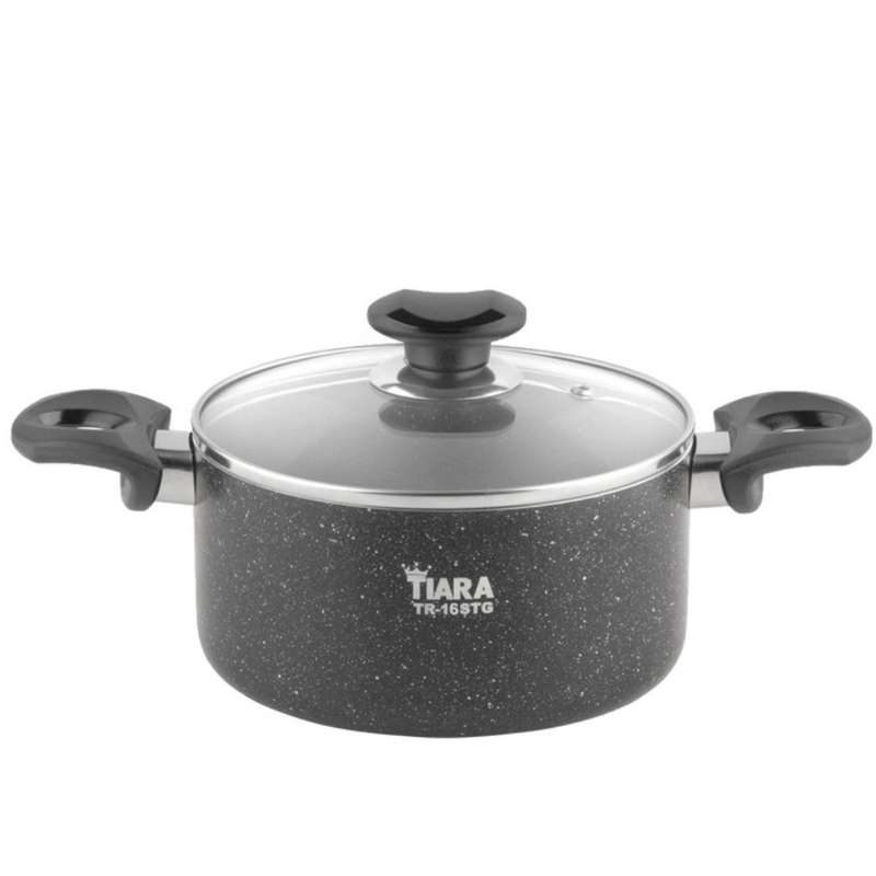 قابلمه تیارا مدل گرانیتی سایز 16 قابلمه تیارا مدل گرانیتی سایز 16