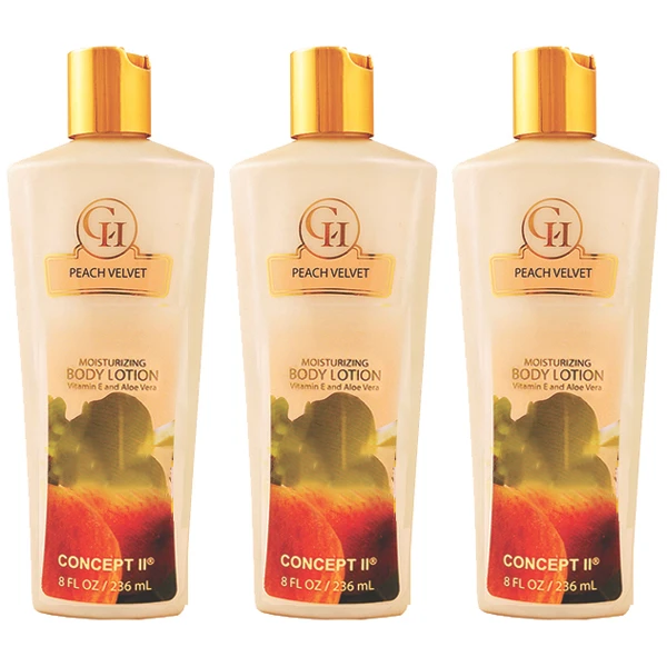 لوسیون بدن کاسپت تو مدل PEACH VELVET حجم 236 میلی لیتر مجموعه 3 عددی