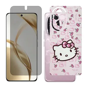 Glass Together model Privacy screen protector suitable for Honor 200 mobile phone with back cover sticker