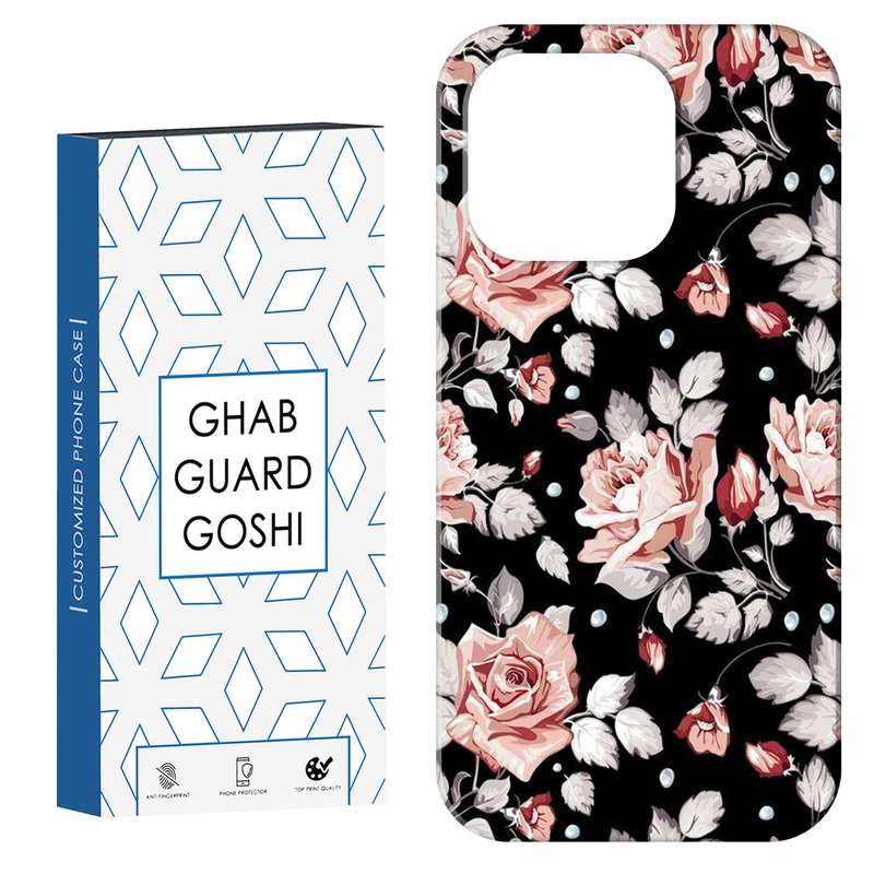 کاور قاب گارد گوشی طرح گلبرگ کد Dimo-762 مناسب برای گوشی موبایل اپل IPHONE 15 PRO MAX   