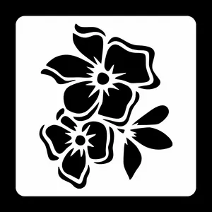  شابلون رستا مدل گل کد S165