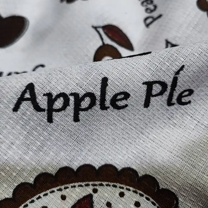 پارچه آشپزخانه طرح پای سیب