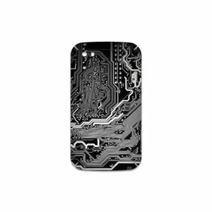 MAHOOT Black Printed Circuit Board Cover Sticker for BlackBerry Classic
