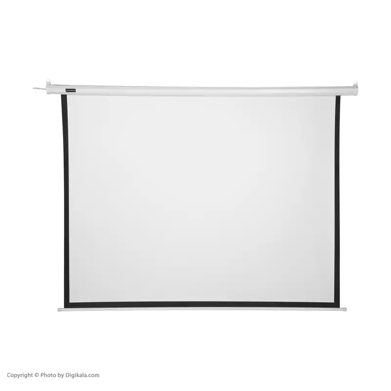 پرده نمایش برقی پروژکتور الیت اسکرینز مدل ES300A سایز 300x300 سانتی متر