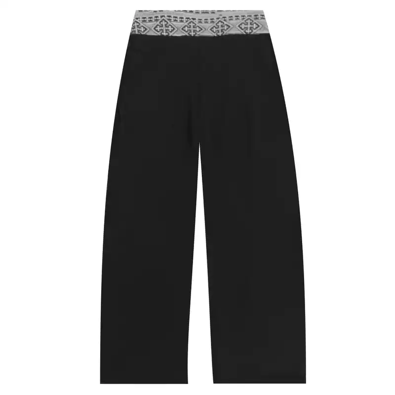 مانتو و شلوار زنانه مدل نخی ابر و بادی سنتی کد tm-2390 رنگ مشکی